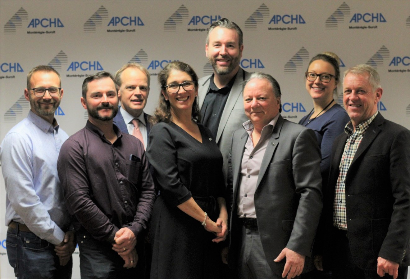 De nouveaux venus au conseil d'administration de l'APCHQ-Montérégie Suroît