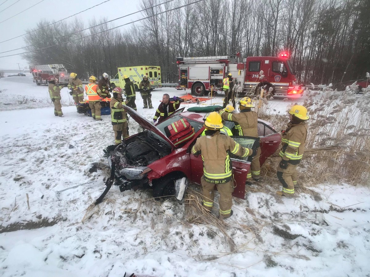 Fermeture de la route 201 à Coteau-du-Lac