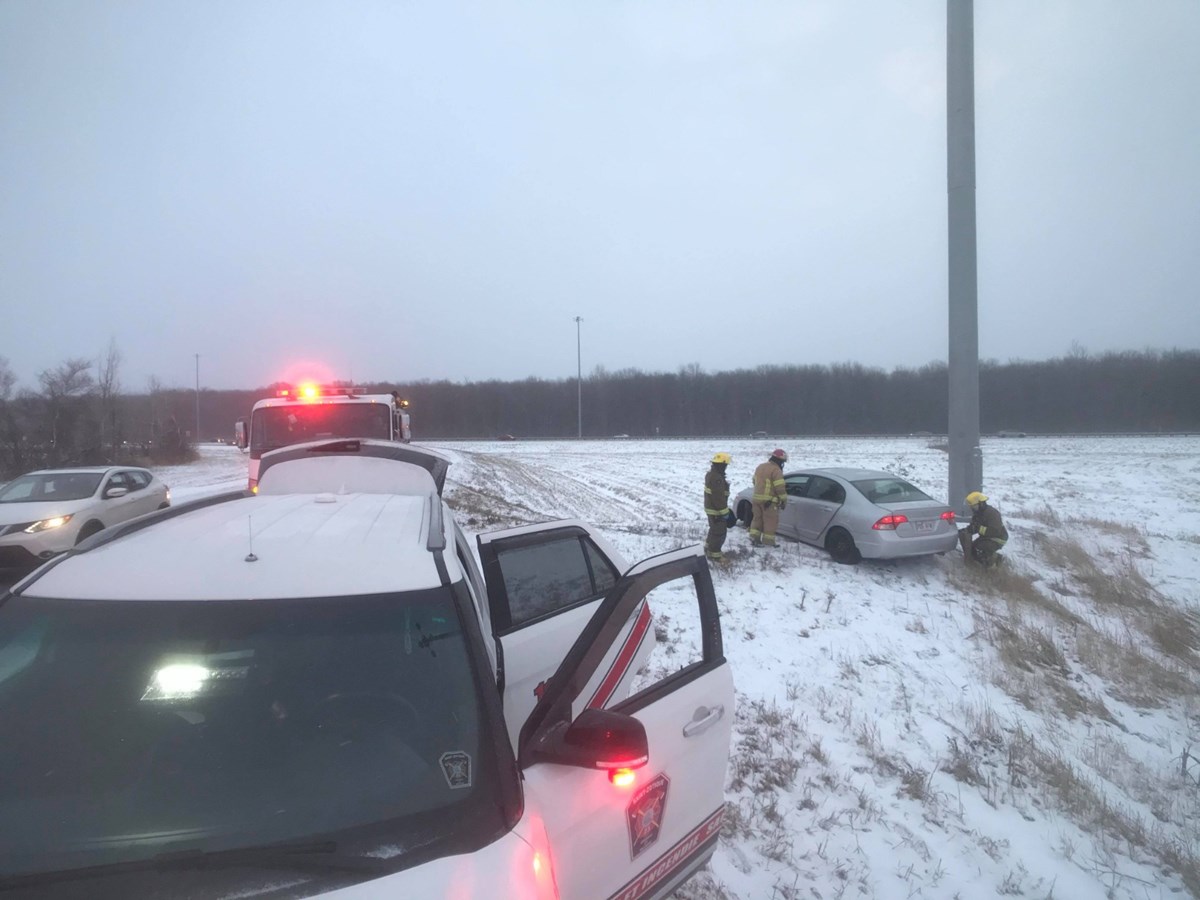 Sorties de route et carambolage sur l'autoroute  20 EST plus tôt ce matin 