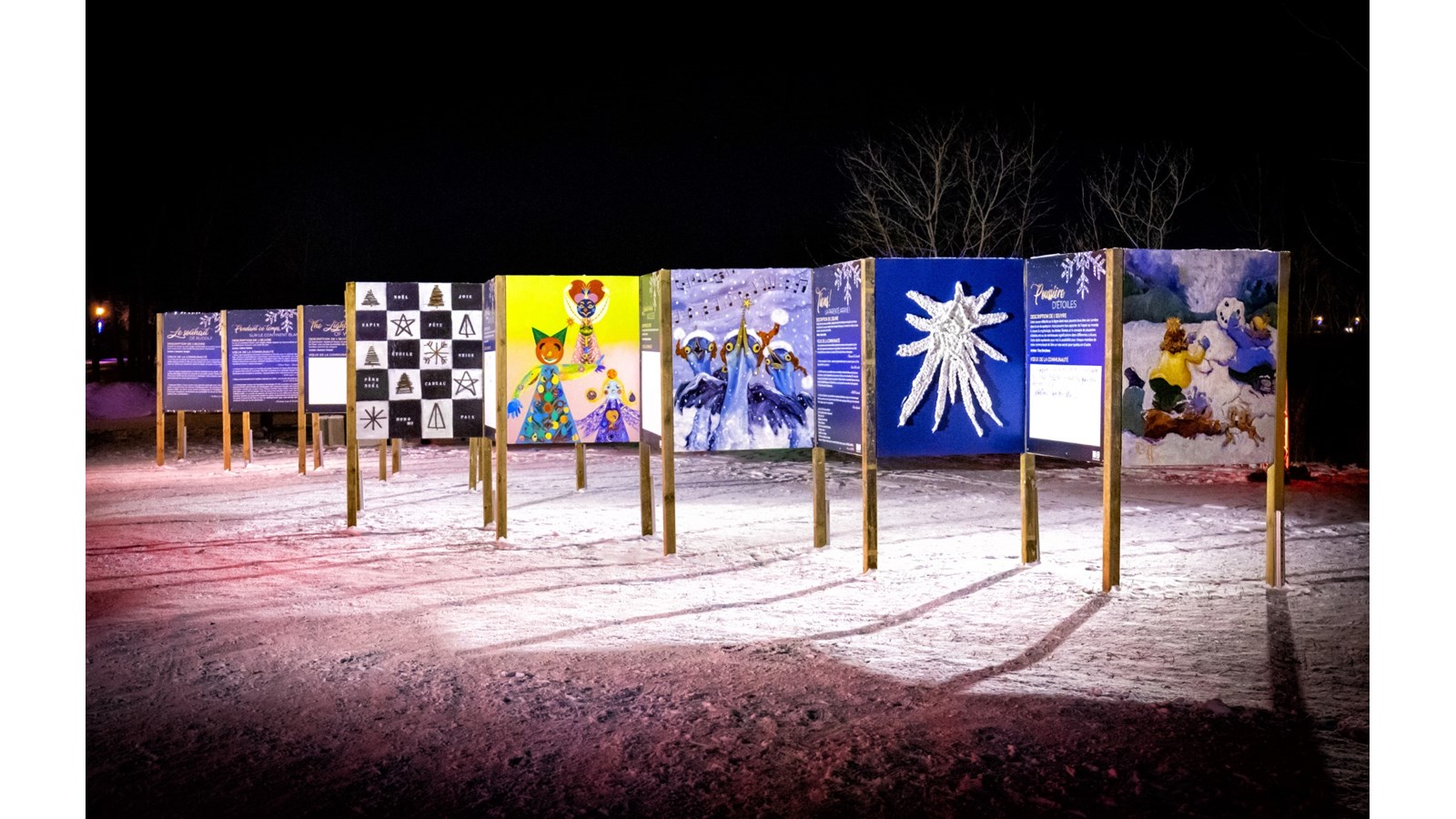 Dévoilement de l'oeuvre collective des Fêtes de la Ville de Vaudreuil-Dorion