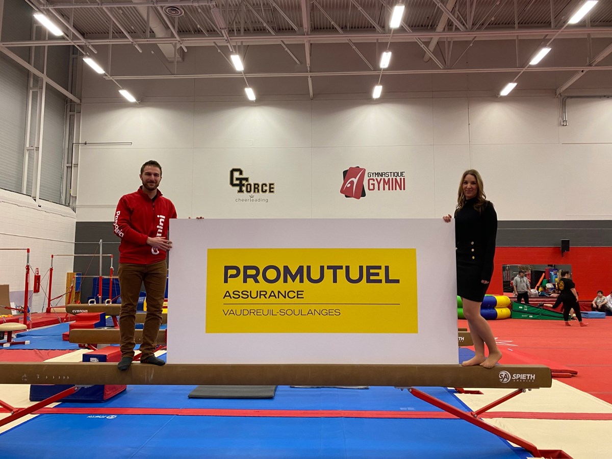 Le Club Gymini peut désormais compter sur l’appui de Promutuel Assurance Vaudreuil-Soulanges
