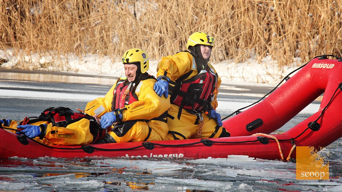 Les pompiers de Coteau-du-Lac se jettent à l'eau