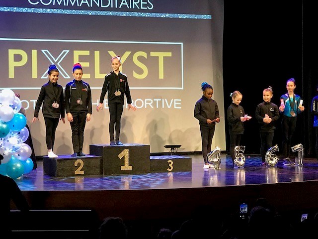 Des athlètes de Gymini en mettent plein la vue à Boucherville
