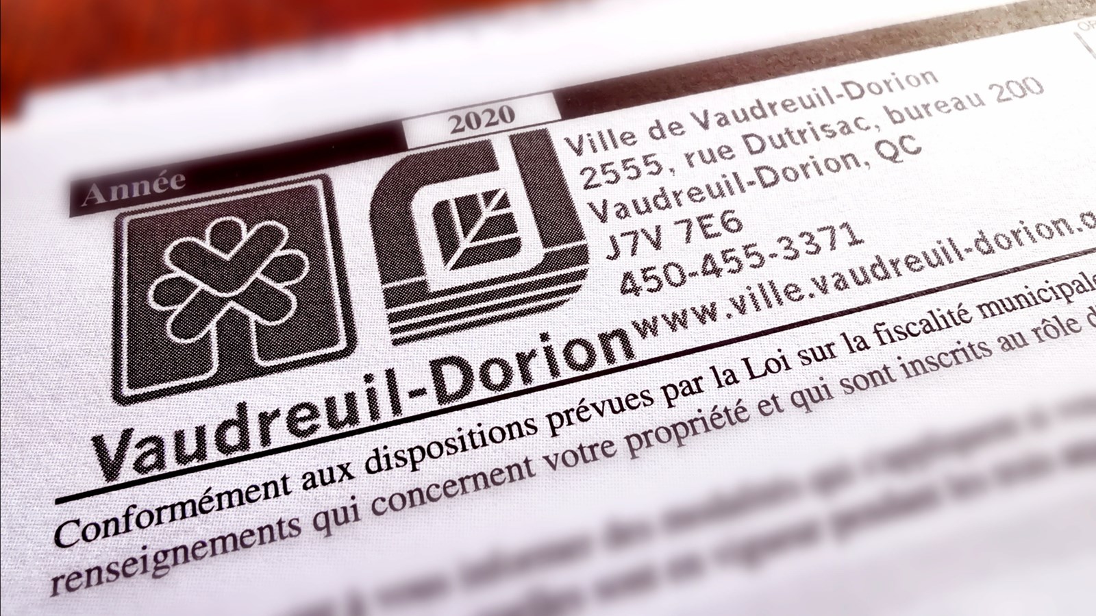 La Ville de Vaudreuil-Dorion suspend les taux d'intérêt