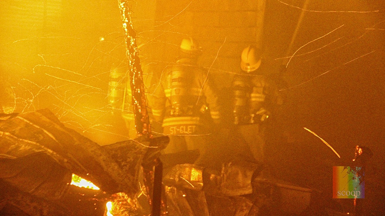 Une résidence de Saint-Polycarpe est lourdement endommagée par les flammes