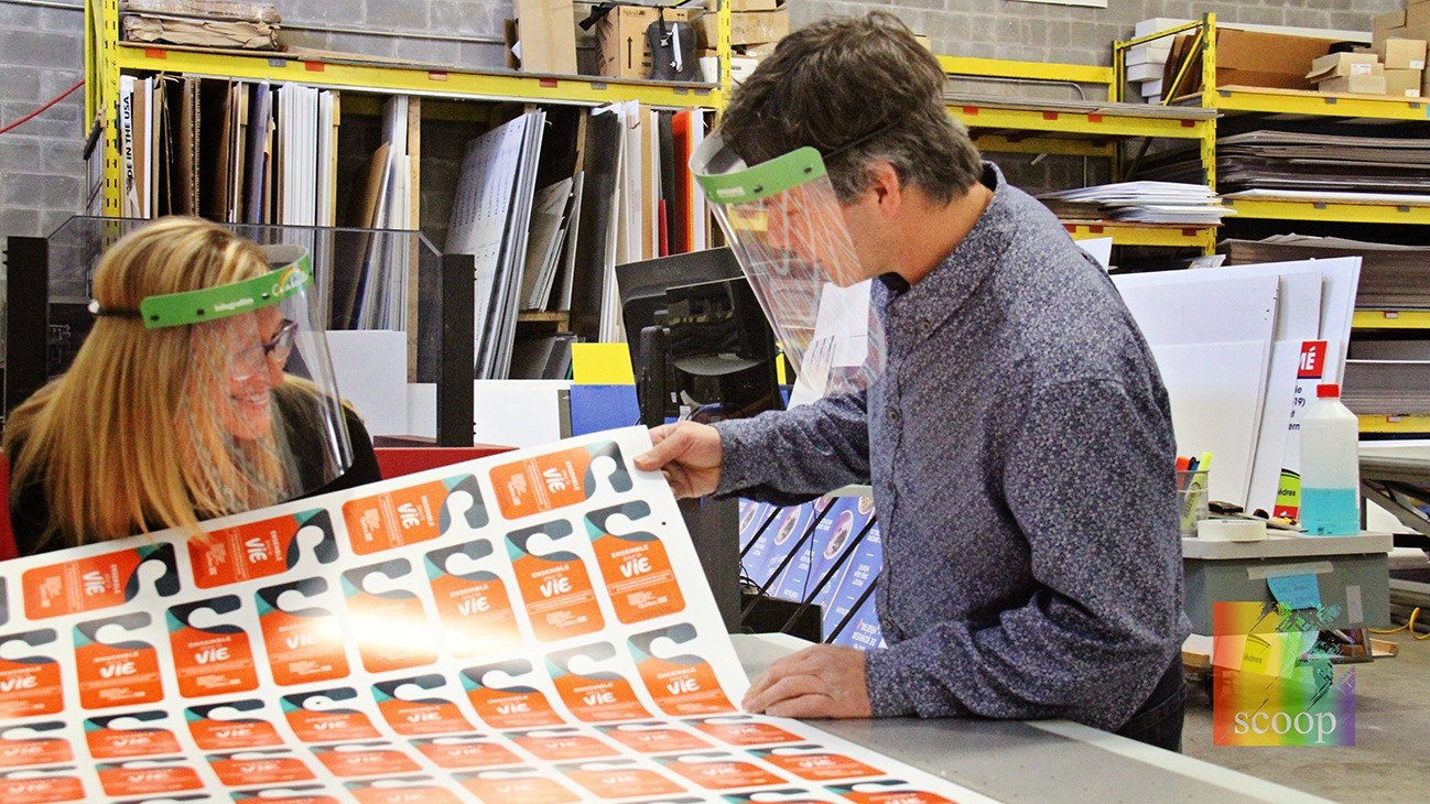 Infografilm s’implique dans la fabrication de matériel de protection contre la COVID-19