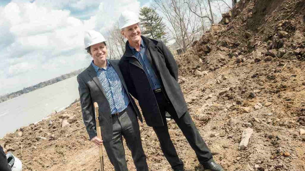 Sylvain Farand et Sébastien Mathieu, les deux généreux donateurs