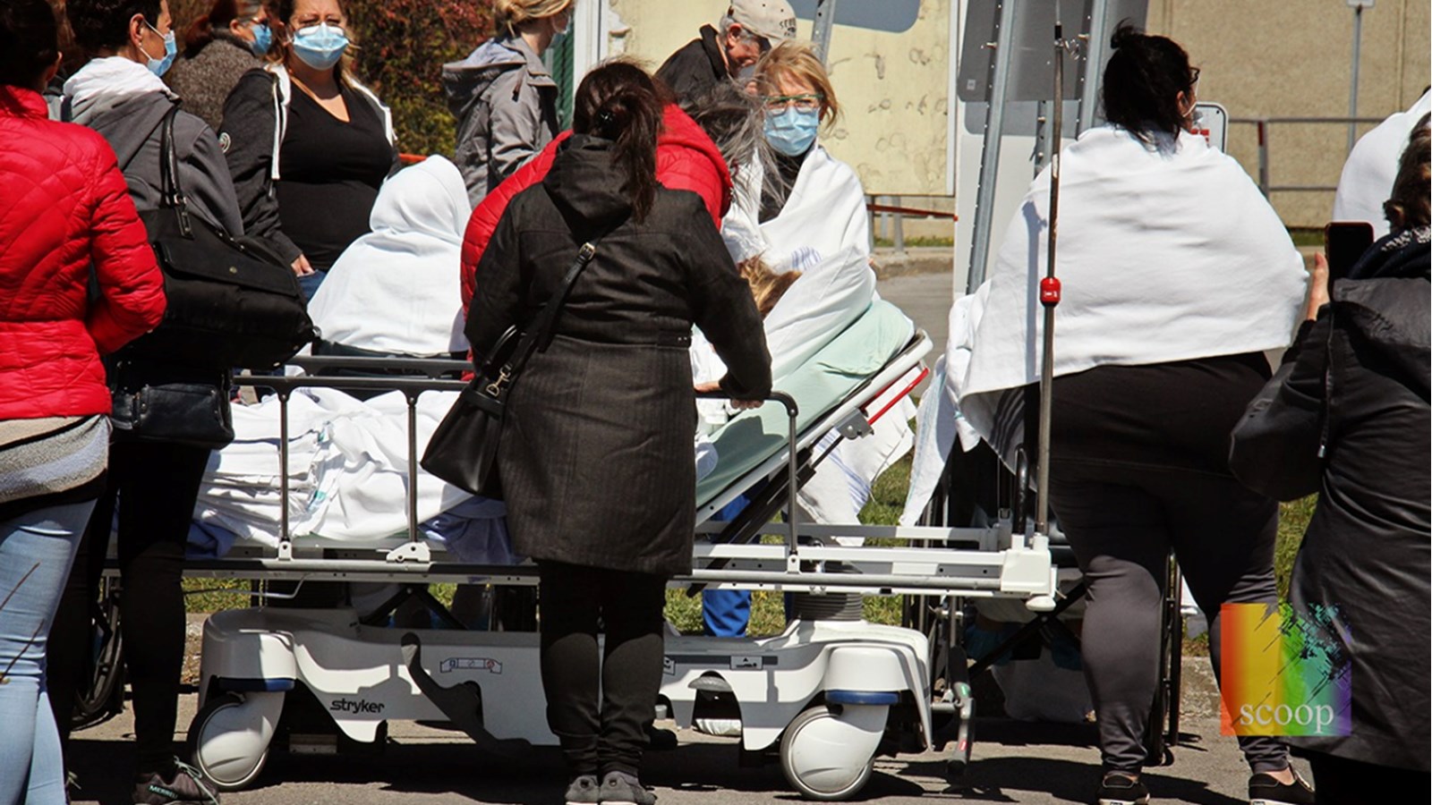 Seulement quelques patients qui se trouvaient au 3e étage et membre du personnel ont été évacués à l’extérieur.