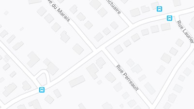 Cette reconfiguration du trajet élimine les arrêts 78598 ou 78531. En remplacement de ceux-ci, les usagers de ce service peuvent se tourner vers l’un des deux arrêts temporaires sur les rues Laurier ou Perreault.