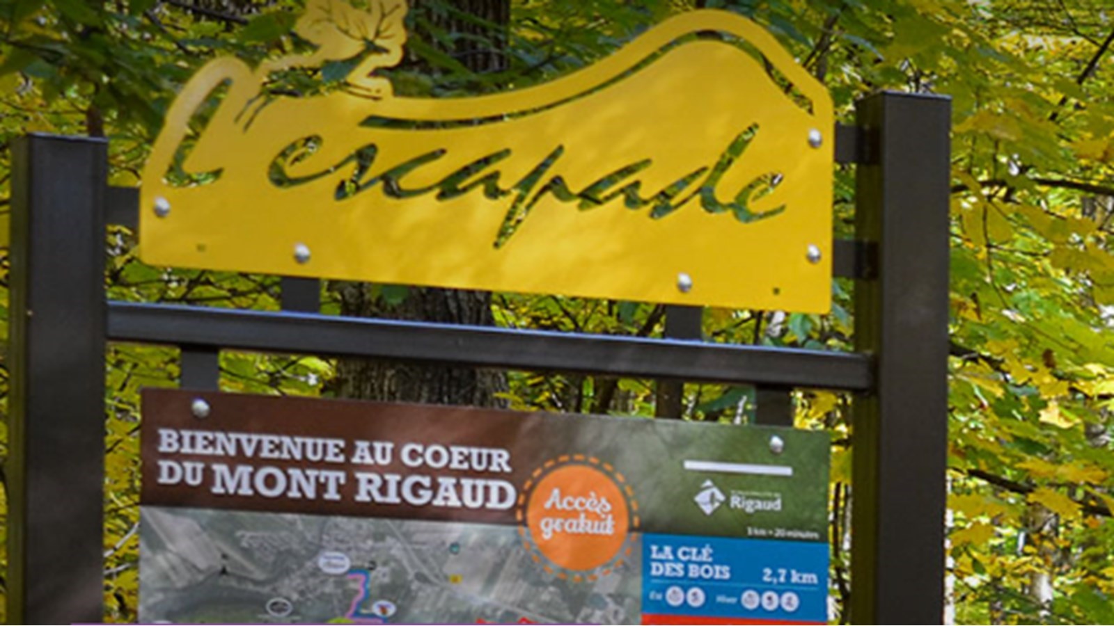 Les Sentiers de l'Escapade sont de nouveau accessibles en totalité