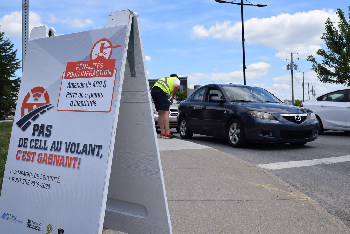 La campagne « Pas de cell au volant, c’est gagnant ! » reprend la route