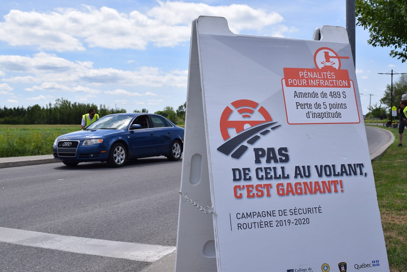 La campagne « Pas de cell au volant, c’est gagnant ! » reprend la route