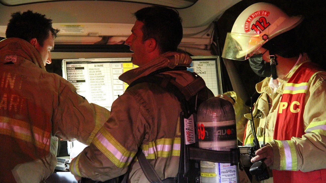 Incendie à Saint-Lazare: un homme est incommodé par la fumée