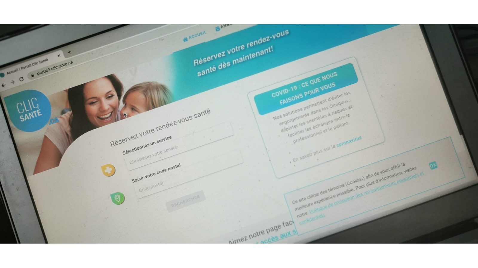 Besoin d'une prise de sang? Prenez rendez-vous