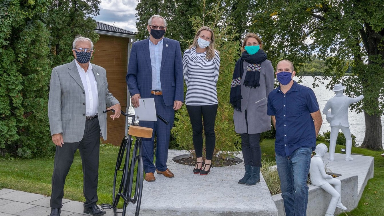"Le Passage" de Sébastien Borduas est officiellement inauguré à Les Cèdres