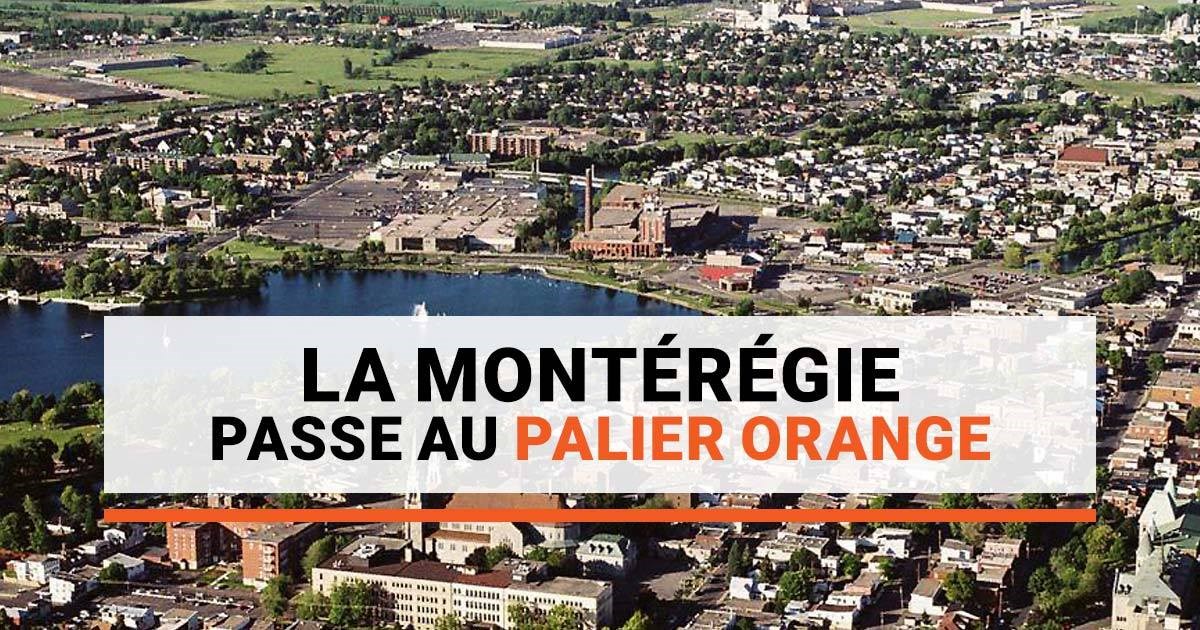 Beauharnois passe au palier orange