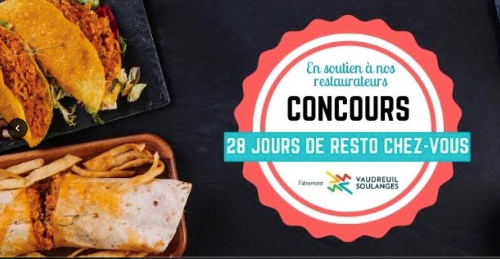 DEV lance le concours "28 jours de resto chez vous"
