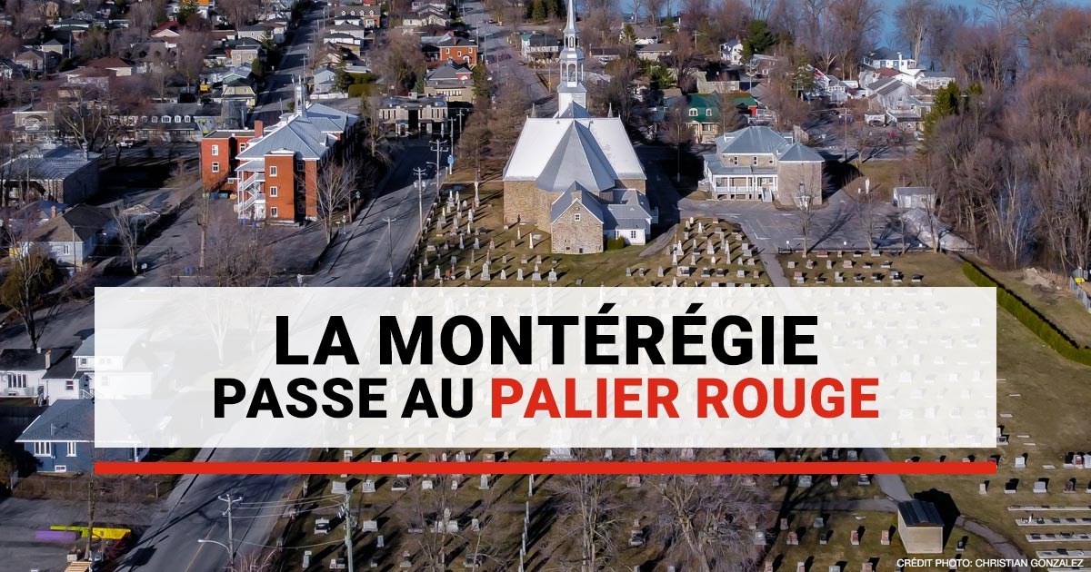 Vaudreuil-Soulanges passe au rouge