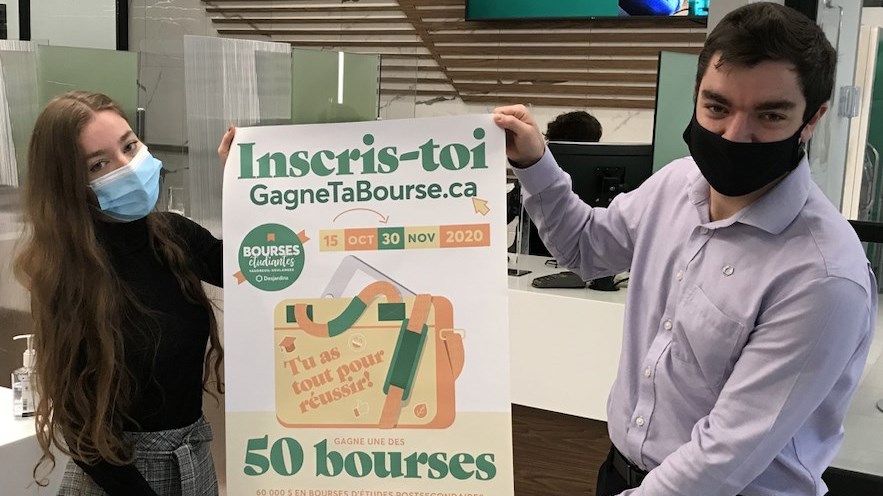 Lancement des inscriptions au Concours des bourses étudiantes de Desjardins Vaudreuil-Soulanges