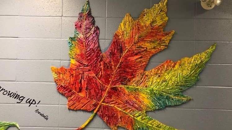 Madeleine Turgeon signe une nouvelle oeuvre à l’école Birchwood