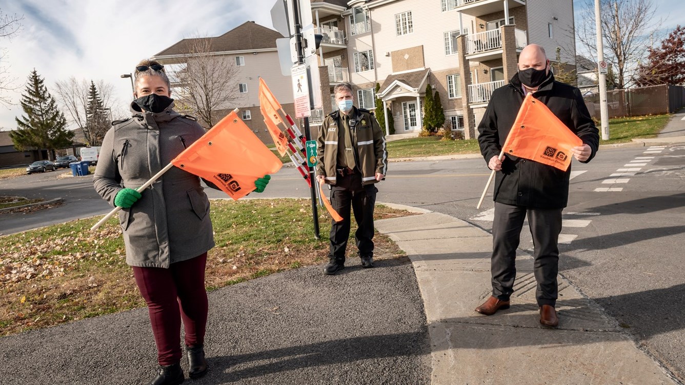 Vaudreuil-Dorion lance un projet pilote pour la sécurité des piétons