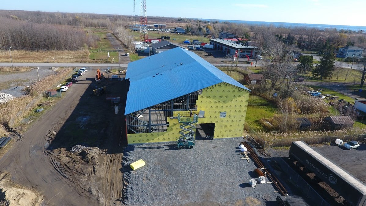 Un investissement de 5,8M $ : La caserne d'incendie de Saint-Zotique prend forme