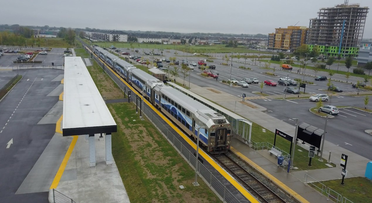 Une gare de 22,3 millions de dollars à Vaudreuil-Dorion