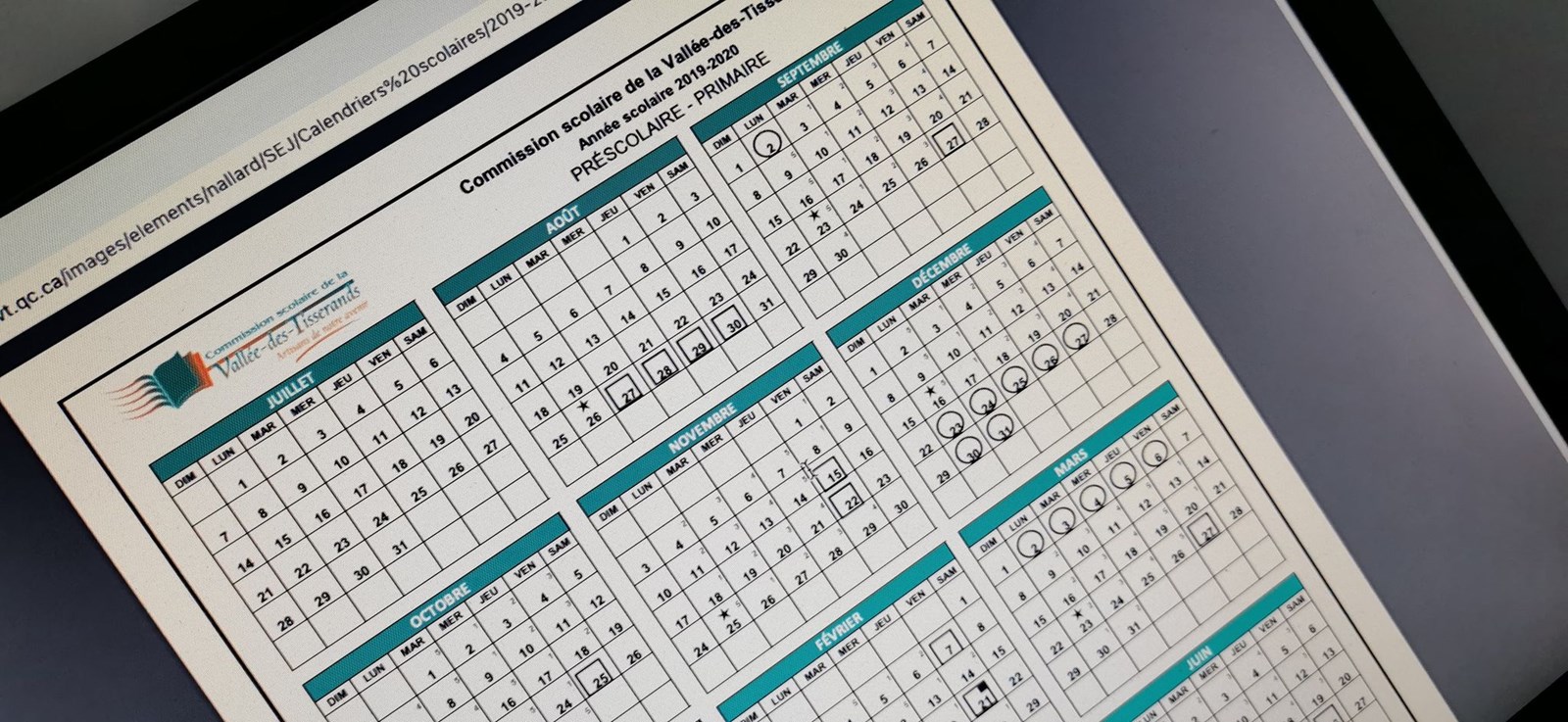 C'est aux directions des établissements scolaires du CCSVT de déterminer les trois journées pédagogiques qui s'ajouteront au calendrier scolaire 2020-2021