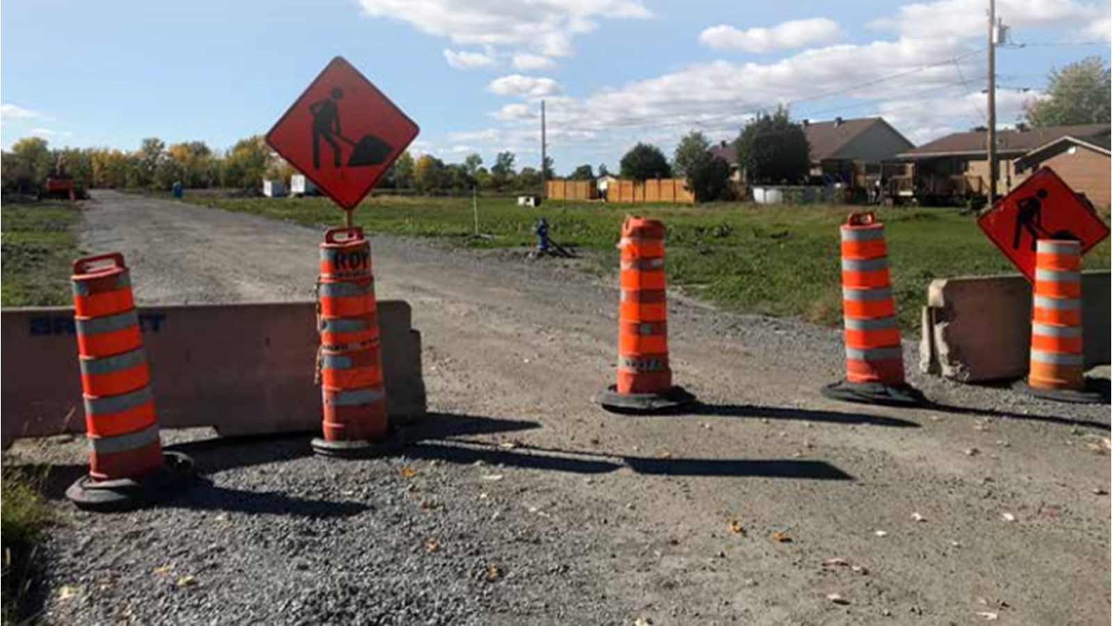 Le prolongement de la rue de la Barrière, dans le quartier de la Baie, permettra à terme de développer près de 1000 lots