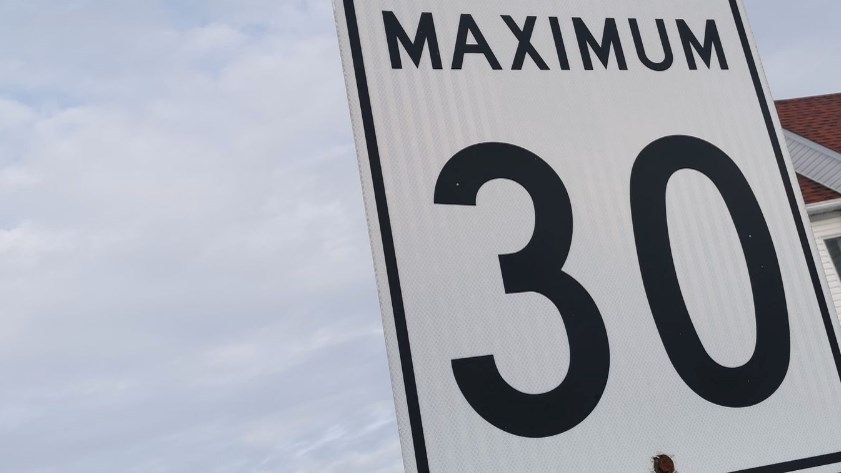 Nouvelle limite de vitesse pour deux rues de Beauharnois 