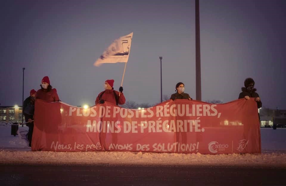 Le Syndicat de l’enseignement des Seigneuries envoie un message clair à la partie patronale