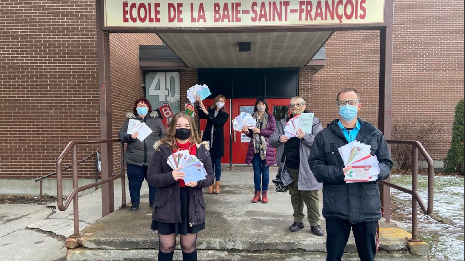 Les élèves de l’école de la Baie St-François se mobilisent pour les aînés de la région 