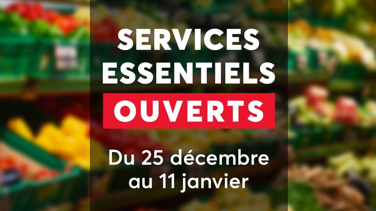 RAPPEL: Ouverts ou fermés pendant la période des fêtes? 