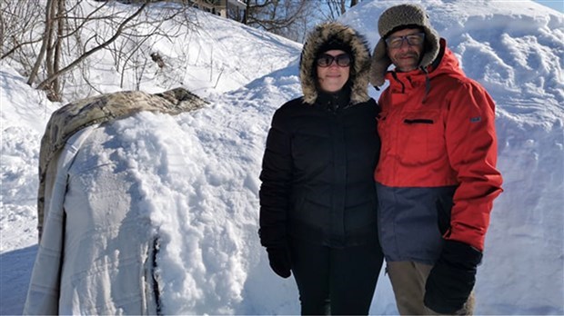 Une St-Valentin unique pour un couple de Les Cèdres