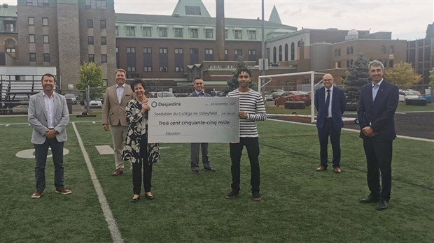 Desjardins remettra 355 000$ d’ici 2025 à la Fondation du Collège de Valleyfield