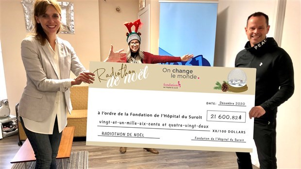 Succès pour le premier Radiothon de Noël de la Fondation de l'Hôpital du Suroît