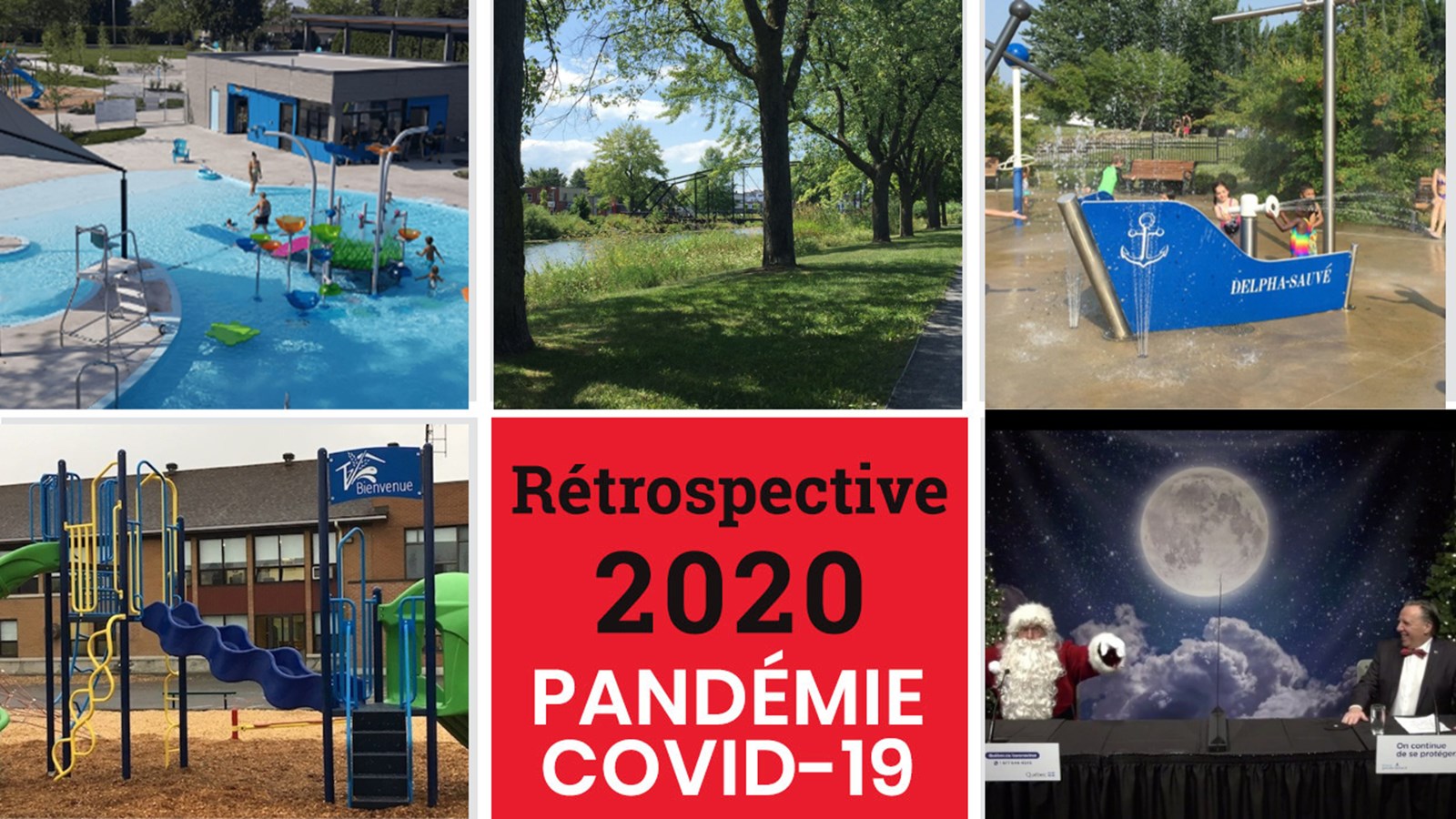 Retour sur l'actualité locale entourant la COVID-19 en 2020