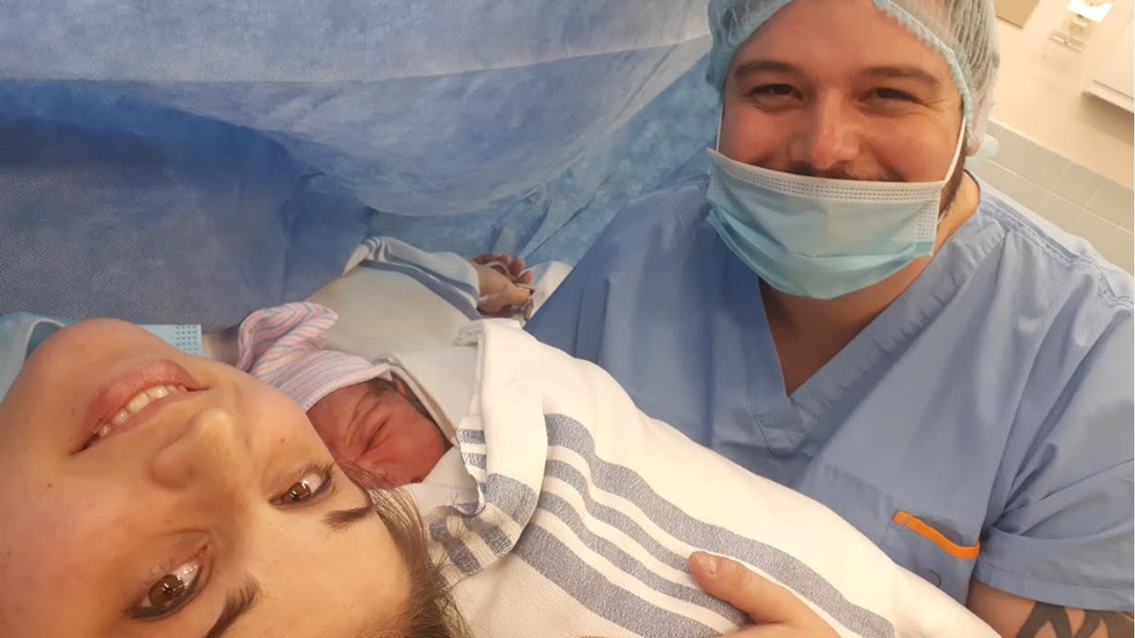 Elias Deslauriers est le premier bébé de 2021