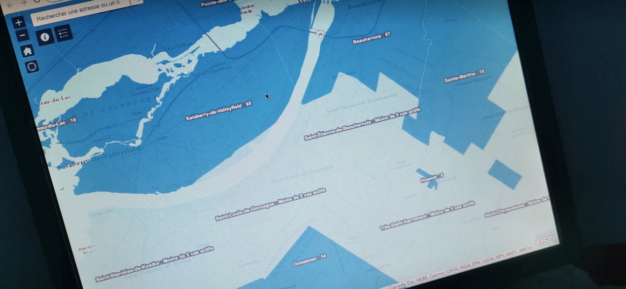 87 nouveaux cas actifs à Beauharnois en date d'hier