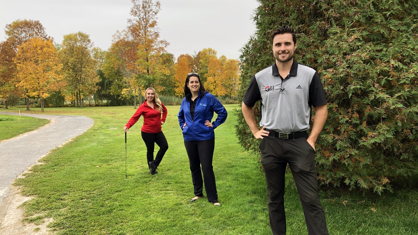 Éric Bourdon de Golf21.tv et Marie-Eve Ménard de Développement Vaudreuil-Soulanges se sont prêtés au jeu dans la troisième émission