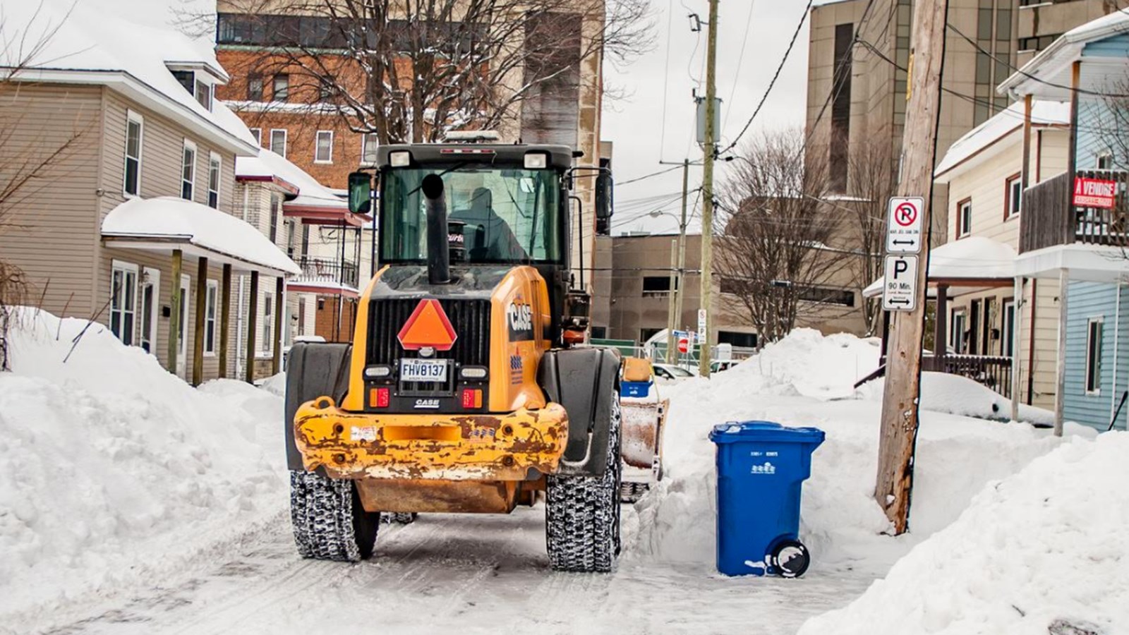 Le déneigement se poursuit jusqu'à mercredi matin sur le territoire de Salaberry-de-Valleyfield
