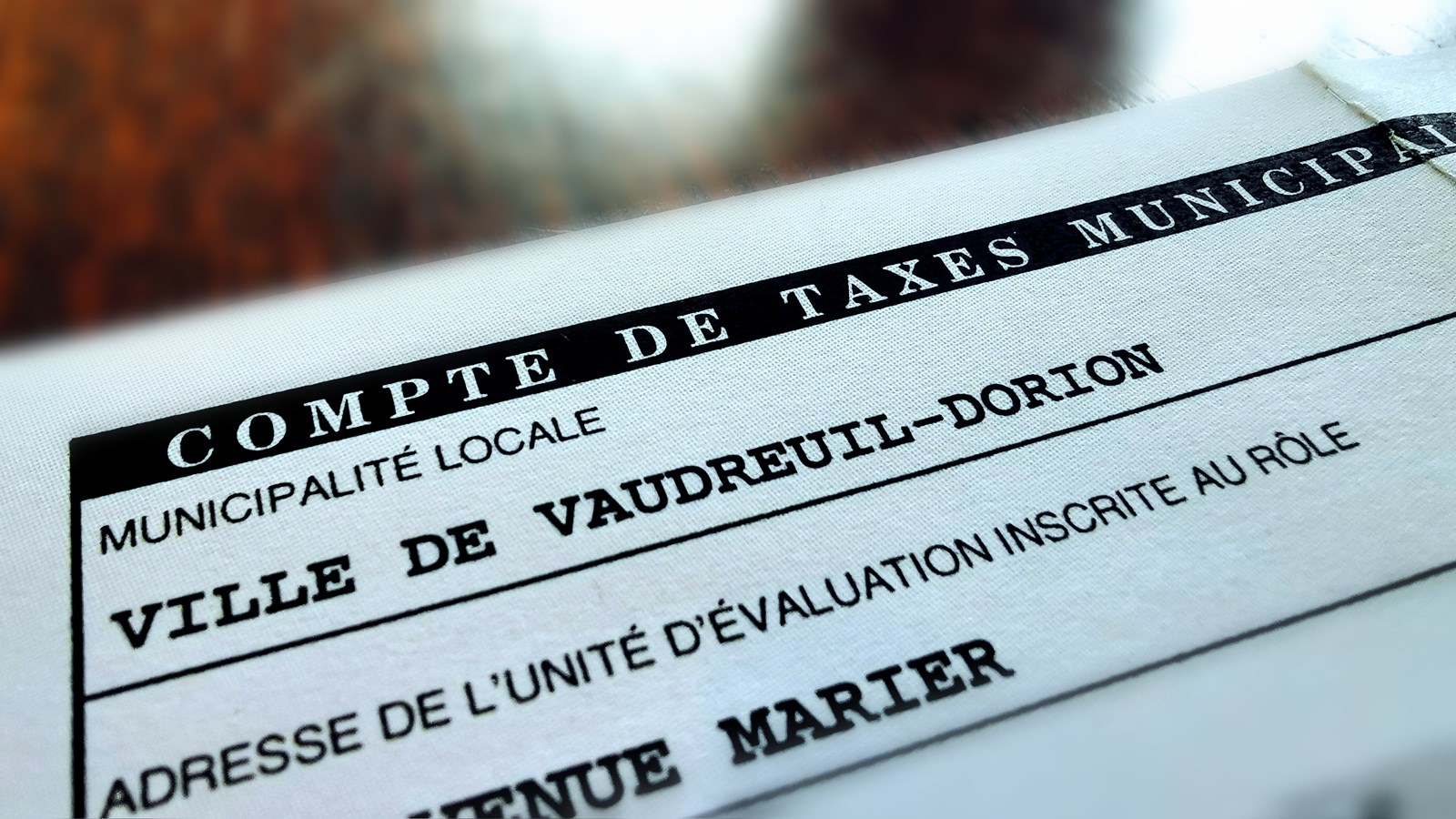 Vaudreuil-Dorion reporte les versements de taxes