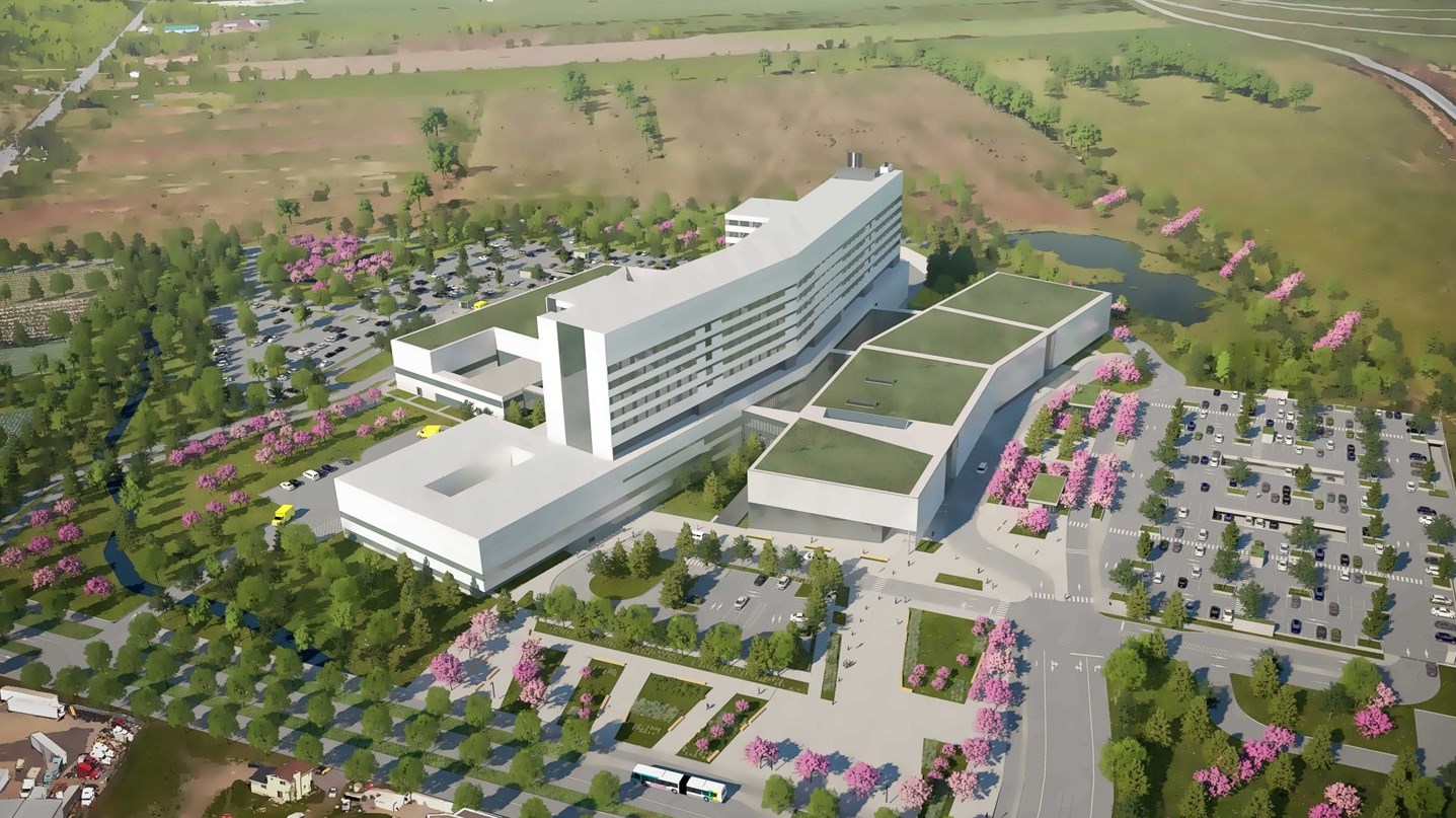 Dévoilement des maquettes du futur hôpital