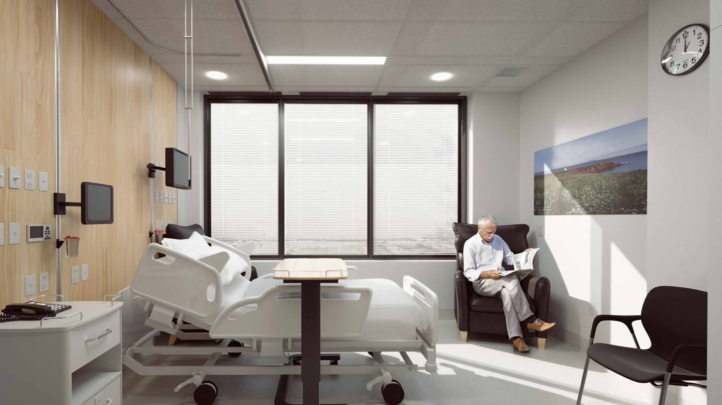 Dévoilement des maquettes du futur hôpital