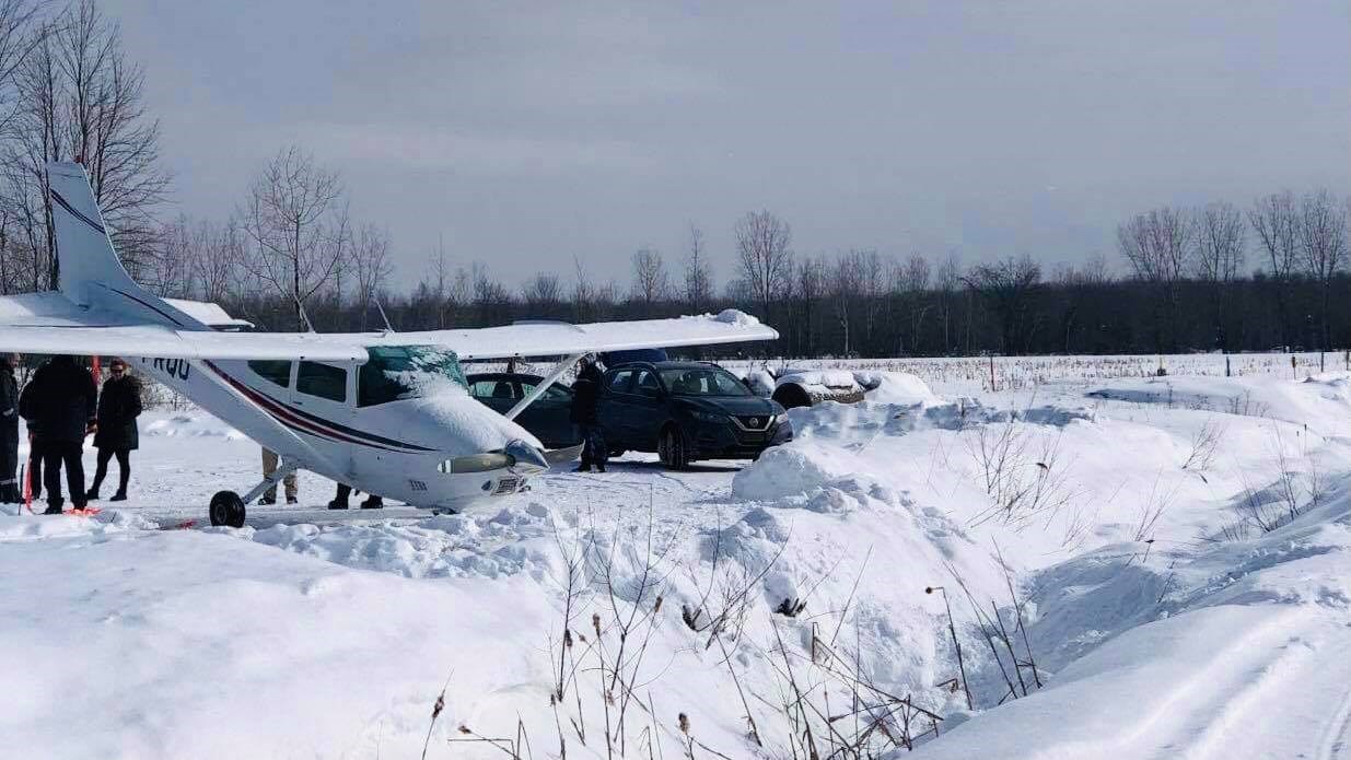 Sortie de piste à l’aéroport de Saint-Lazare