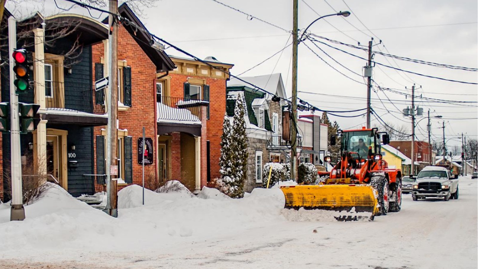 Les opérations de déneigement se poursuivent à Salaberry-de-Valleyfield 