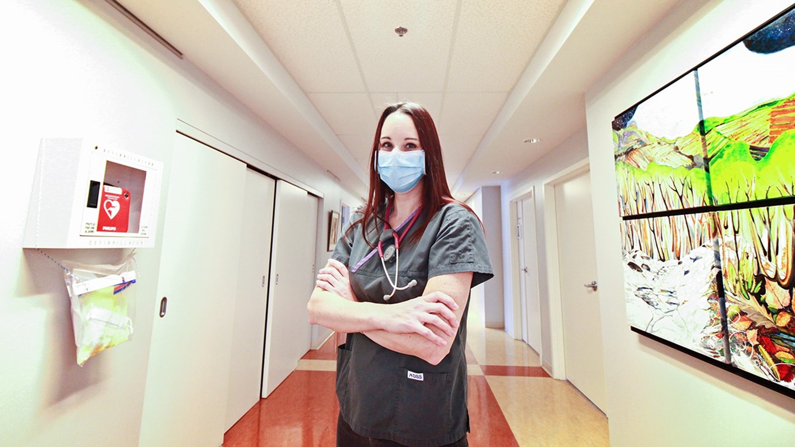 Stéphanie Alleyn, infirmière fidèle au poste malgré la pandémie