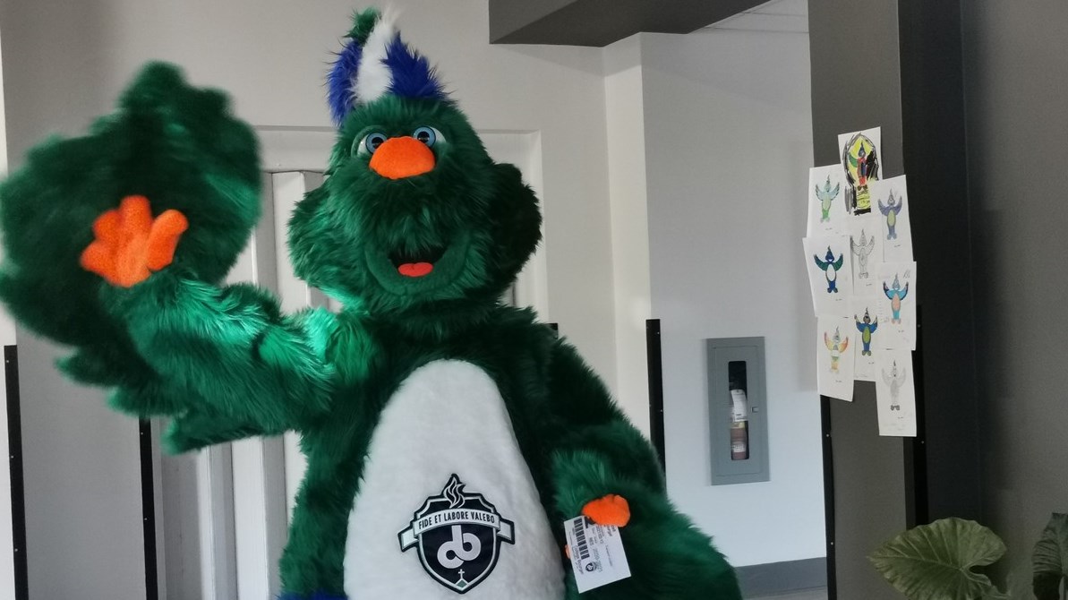 Une nouvelle mascotte pour les Voltigeurs