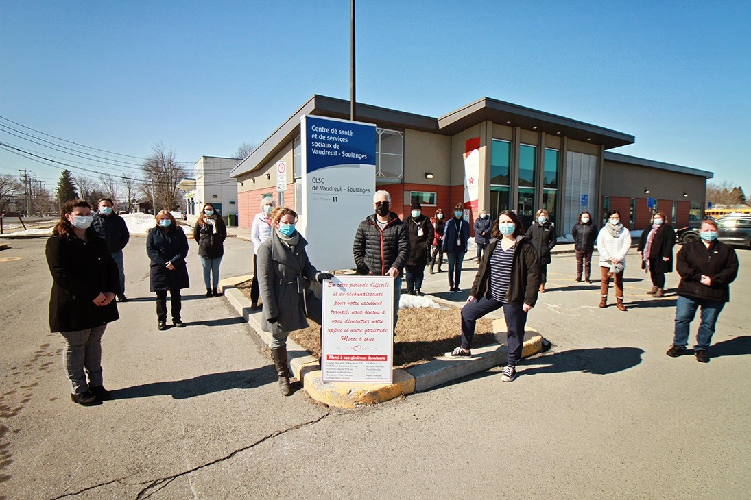 Il récidive en offrant le repas au personnel du CLSC de Saint-Polycarpe