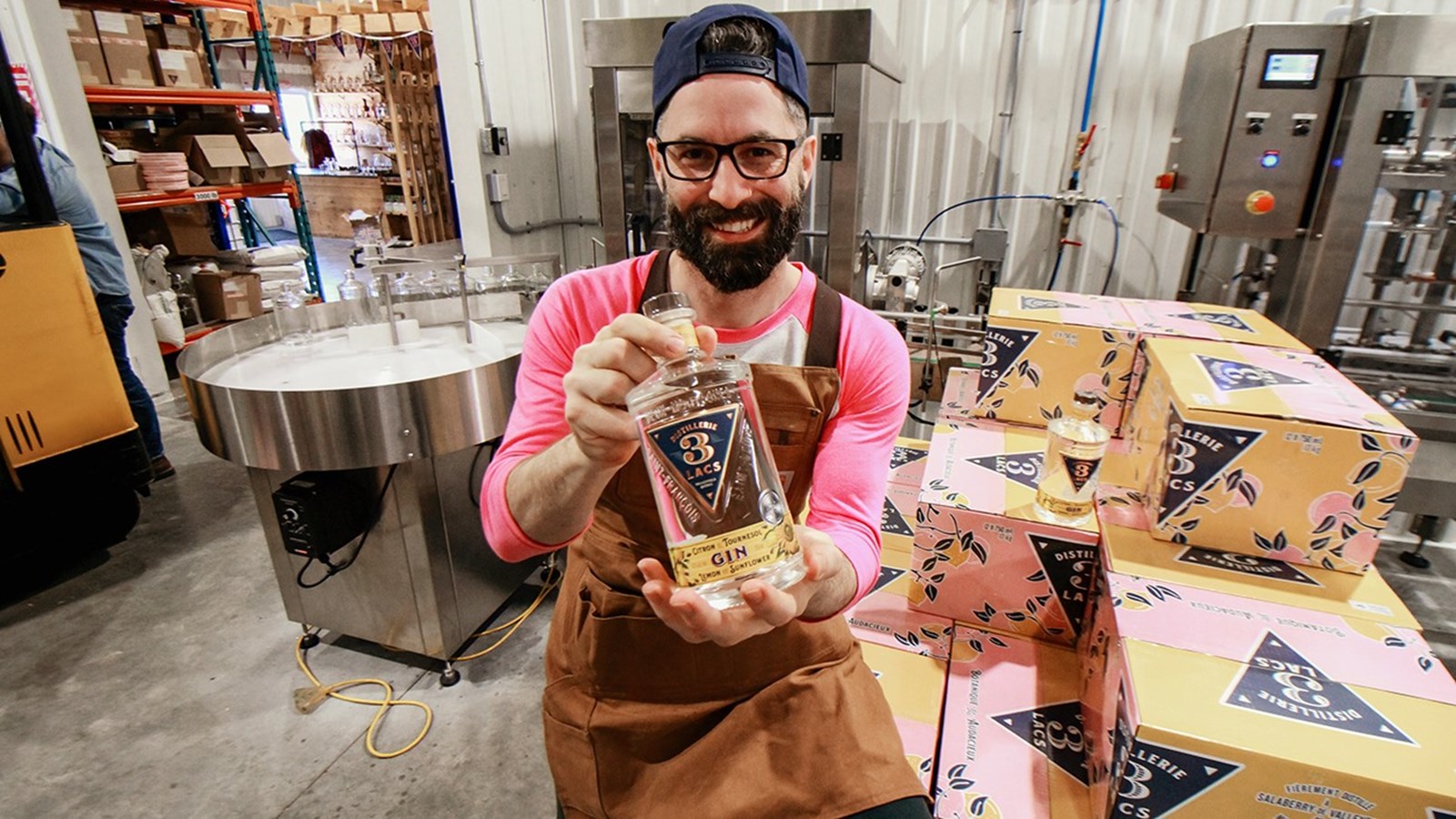 Nouvelle chaîne d'embouteillage automatisée pour la Distillerie 3 Lacs